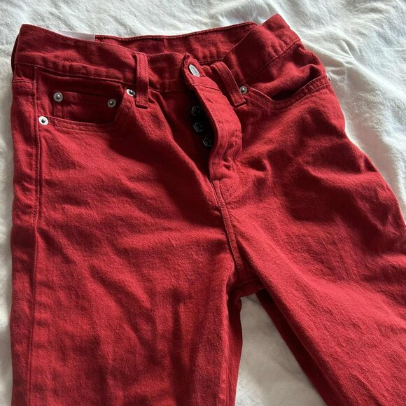 Levi’s Wedgie Icon Fit True Red Denim Jeans – US 26 - Picture 1 of 8
